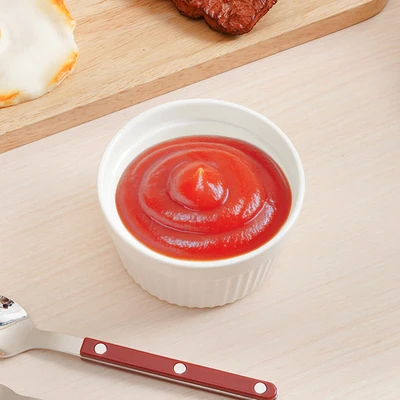 Gambar Delicia Tempat Bumbu Ramekin 9 cm - Putih