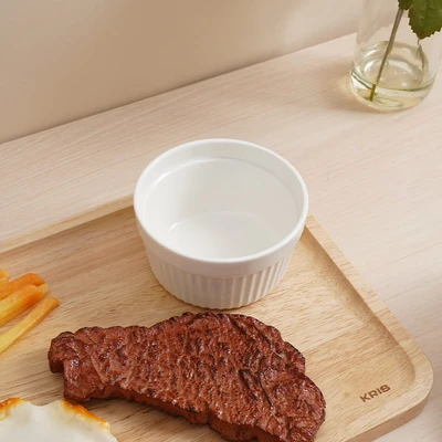 Gambar Delicia Tempat Bumbu Ramekin 9 cm - Putih