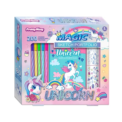 Gambar Pretty Missy Set Journal Magic Diary Unicorn