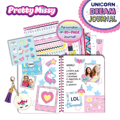 Gambar Pretty Missy Set Dream Journal Unicorn