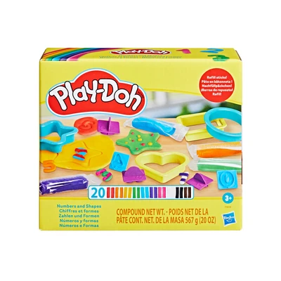 Gambar Play Doh Set Numbers & Shapes - Mix
