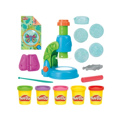 Gambar Play Doh Playset Light & Look Microscope - Mix