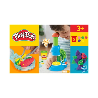 Gambar Play Doh Playset Light & Look Microscope - Mix