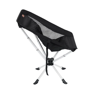 Gambar Soleil Kursi Lipat Fabric Swivel - Hitam