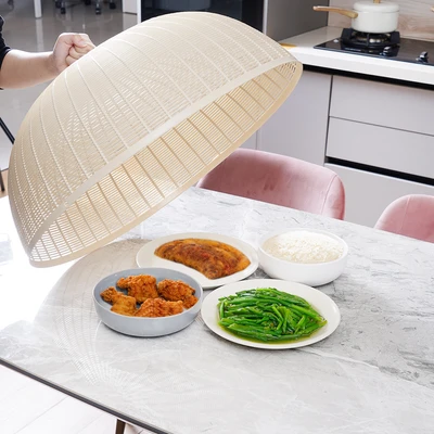 Gambar Culinart Tudung Saji Plastik 64x64x27 cm - Krem Beige