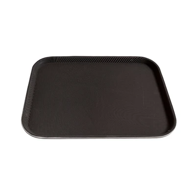 Gambar Culinart Nampan Saji Plastik Antiskid Rectangle 46x35 cm - Cokelat