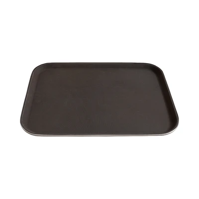 Gambar Culinart Nampan Saji Plastik Antiskid Rectangle 38x51.5 cm - Cokelat