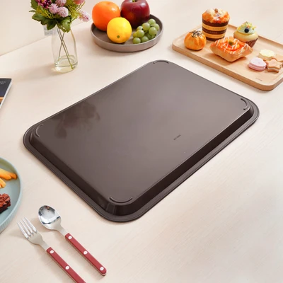 Gambar Culinart Nampan Saji Plastik 44x32 cm - Cokelat