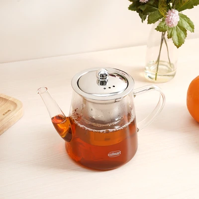 Gambar Culinart Teko Teh Kaca Borosilikat 600 ml Transparan