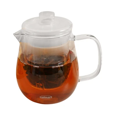 Gambar Culinart Teko Teh Kaca Borosilikat Round 600 ml Transparan