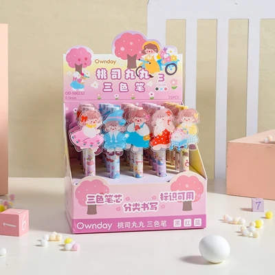 Gambar Joytop 0.5 Mm Pulpen Gel 3 Warna Little Girl