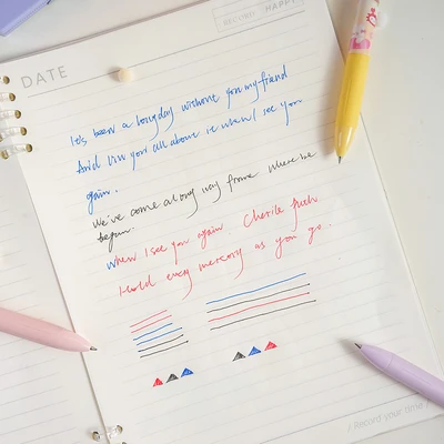 Gambar Joytop 0.5 Mm Pulpen Gel 3 Warna Little Girl