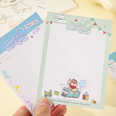 Gambar Joytop Notepad A6 Crayon Shinchan Happy Day Random