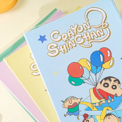 Gambar Joytop Notebook Pvc Cover Shinchan Happy Day Random