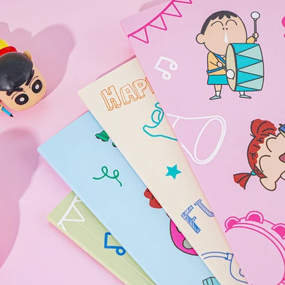 Gambar Joytop Buku Gambar A4 Shinchan Happy Day Random