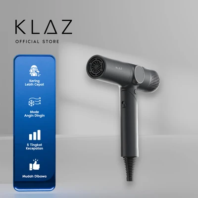 Gambar Klaz High Speed Hair Dryer Lipat 1350-1600 Watt - Hitam
