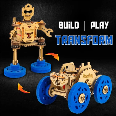 Gambar Smartivity Stemformers Rover Bot - Cokelat/biru