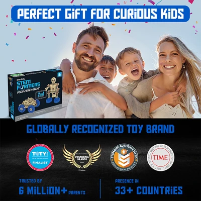 Gambar Smartivity Stemformers Rover Bot - Cokelat/biru
