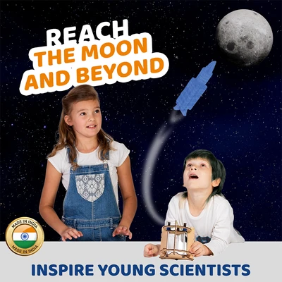 Gambar Smartivity Space Rocket - Cokelat/biru