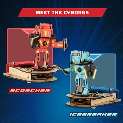 Gambar Smartivity Steam Warriors Clash Of Cyborgs - Merah/biru