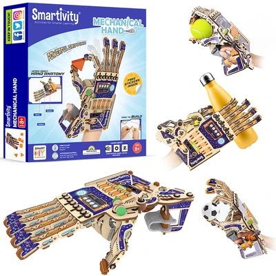 Gambar Smartivity Mechanical Hand - Cokelat/biru