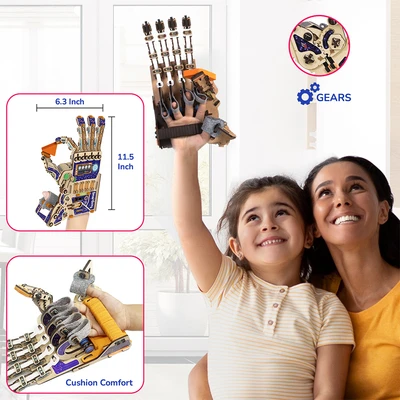 Gambar Smartivity Mechanical Hand - Cokelat/biru