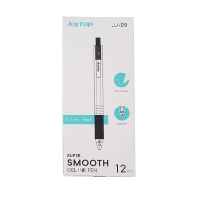 Gambar Joytop Pulpen Gel Hitam 0.5 Mm Super Smooth