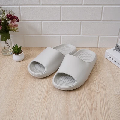 Gambar Ataru Ukuran 42/43 Sandal Slides Comfy - Abu-Abu