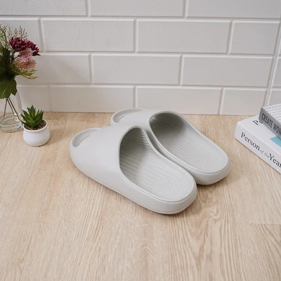 Gambar Ataru Ukuran 42/43 Sandal Slides Comfy - Abu-Abu