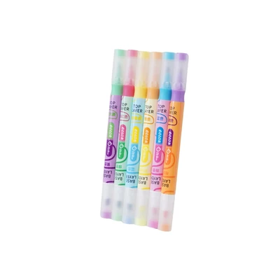 Gambar Ataru Spidol Highlighter & Pen Set 6 Pcs - Mix