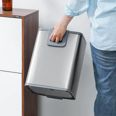 Gambar Eko Marina Tempat Sampah Pedal Stainless Steel 11 Liter - Silver