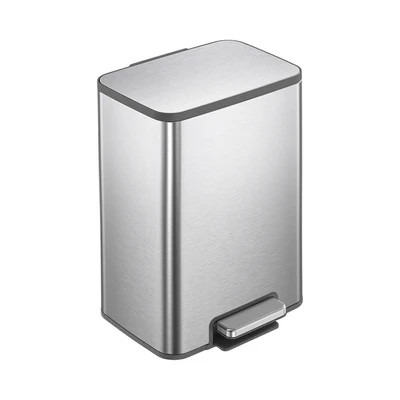 Gambar Eko Marina Tempat Sampah Pedal Stainless Steel 20 Liter - Silver