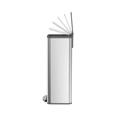 Gambar Eko Marina Tempat Sampah Pedal Stainless Steel 30 Liter - Silver