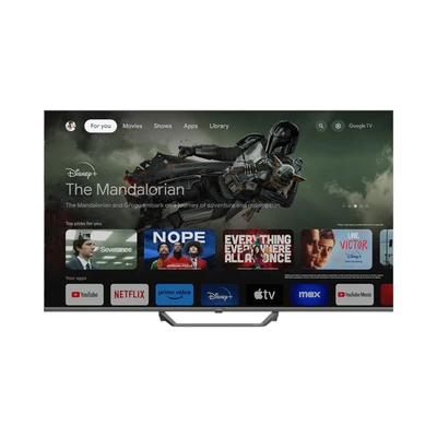 Gambar Aqua 55 Inch QLED 4K Google TV AQT55S80EUX - Hitam