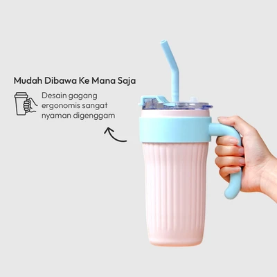 Gambar Appetite Ally Botol Vacuum Flask Stainless Steel 780 ml - Pink