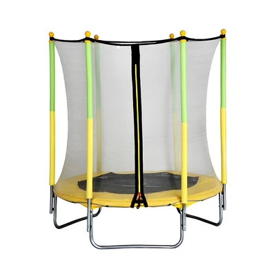 Gambar Paso Trampolin Anak Outdoor - Kuning/hijau
