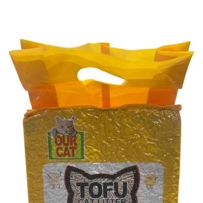 Gambar Our Cat Tofu Pasir Kucing Coffee 6 Liter - Kuning