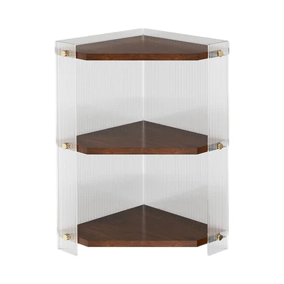 Gambar Informa Nicole Organizer Kosmetik 3 Tingkat 22x22x40 cm - Cokelat