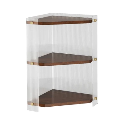 Gambar Informa Nicole Organizer Kosmetik 3 Tingkat 22x22x40 cm - Cokelat