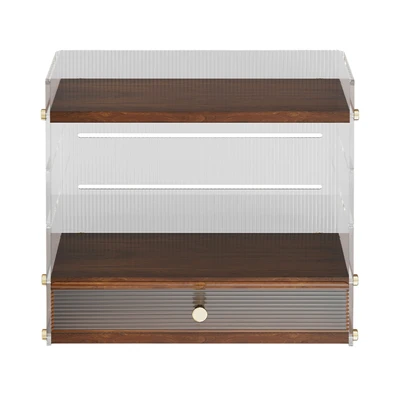 Gambar Informa Nicole Organizer Kosmetik Dengan Laci 30x16.5x28 cm - Cokelat