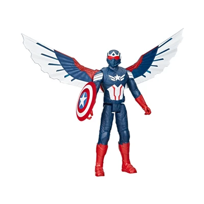 Gambar Marvel Action Figure Captain America Brave New World 30 Cm - Biru