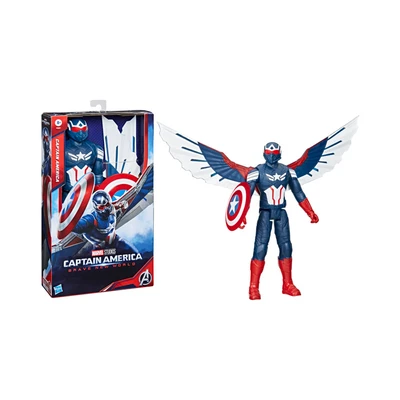 Gambar Marvel Action Figure Captain America Brave New World 30 Cm - Biru