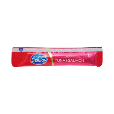 Gambar Unicharm Pet Delijoy Camilan Kucing Tuna Salmon Set 36 pcs