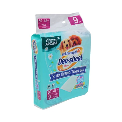 Jual Unicharm Pet Set 9 Pcs Alas Toilet Hewan Deo Sheet Green Aroma ...