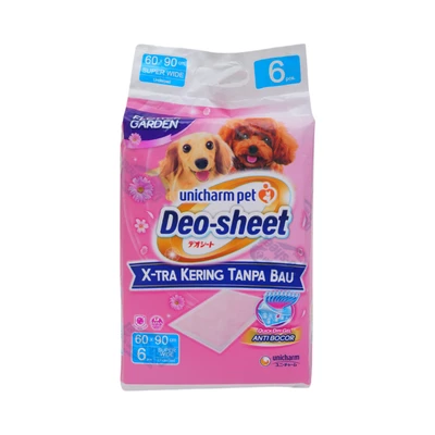 Jual Unicharm Pet Set 6 Pcs Deo Sheet Alas Anjing Super Wide Flower ...