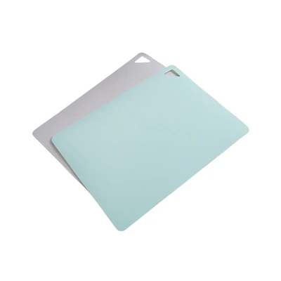 Gambar Culinart Talenan Thin Set 2 pcs - Hijau Tosca/Abu-Abu