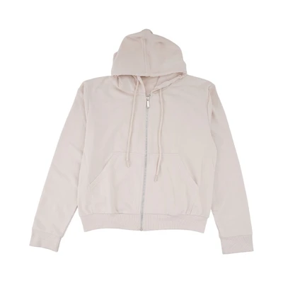 Gambar Ataru Jaket Hoodie Crop All Size - Putih Ivory