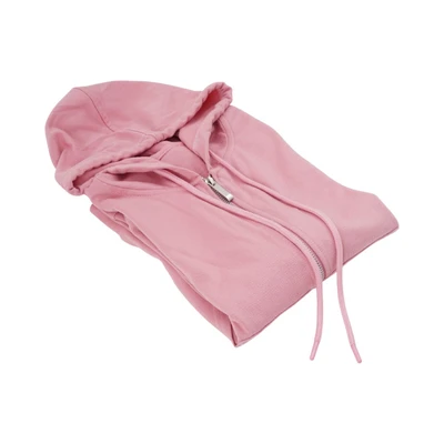 Gambar Ataru Jaket Hoodie Crop All Size - Dusty Pink