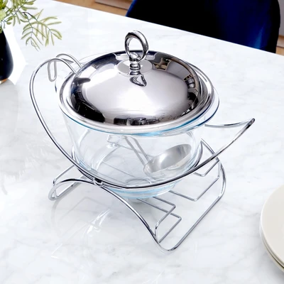 Gambar Culinart Nerinko Penghangat Makanan Round 4 Liter Transparan