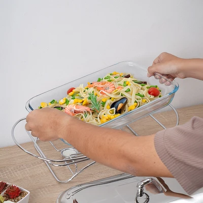Gambar Culinart Nerinko Penghangat Makanan Rectangle 3 Liter - Silver